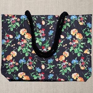 Beautiful Minnie Mouse Floral Tote